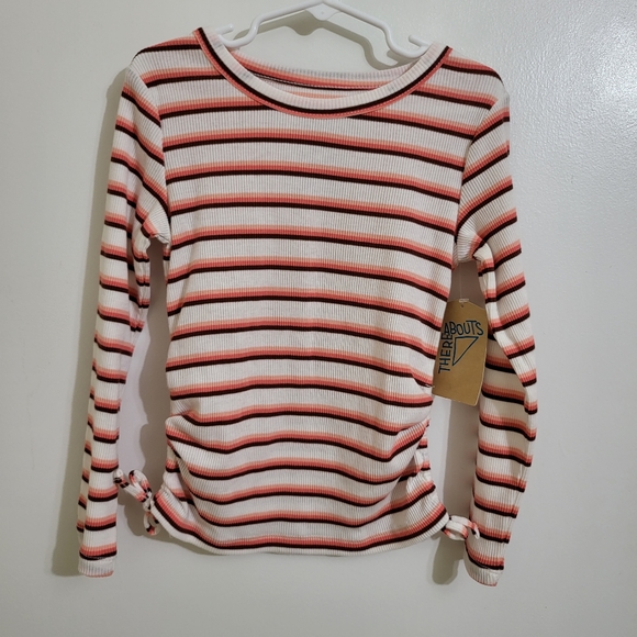 Thereabouts Stripes Girl's Pullover Longsleeve - Picture 1 of 7